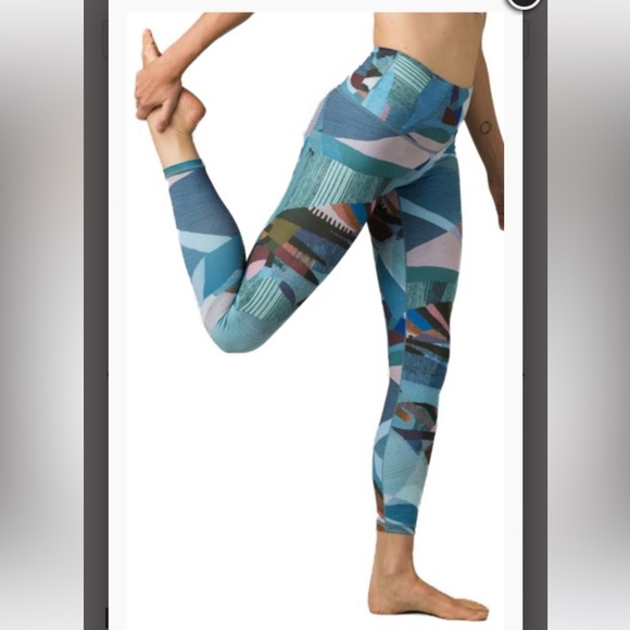 Prana Kimble printed 7/8 legging Peacock Mixer NWT - Picture 12 of 13